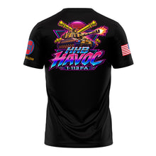 Load image into Gallery viewer, 1-113th FA HHB Havoc Black Compression Poly TShirt (Premium)
