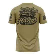 Load image into Gallery viewer, 1-113th FA HHB Havoc Brown Compression Poly TShirt (Premium)
