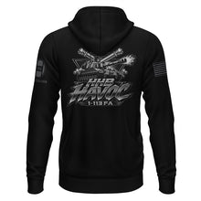 Load image into Gallery viewer, 1-113th FA HHB Havoc Stealth Hyperion Poly Hoodie (Premium)
