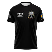 Load image into Gallery viewer, 1-210th AVN &quot;Athletic&quot; Fit Guardian Black TShirt (Premium)
