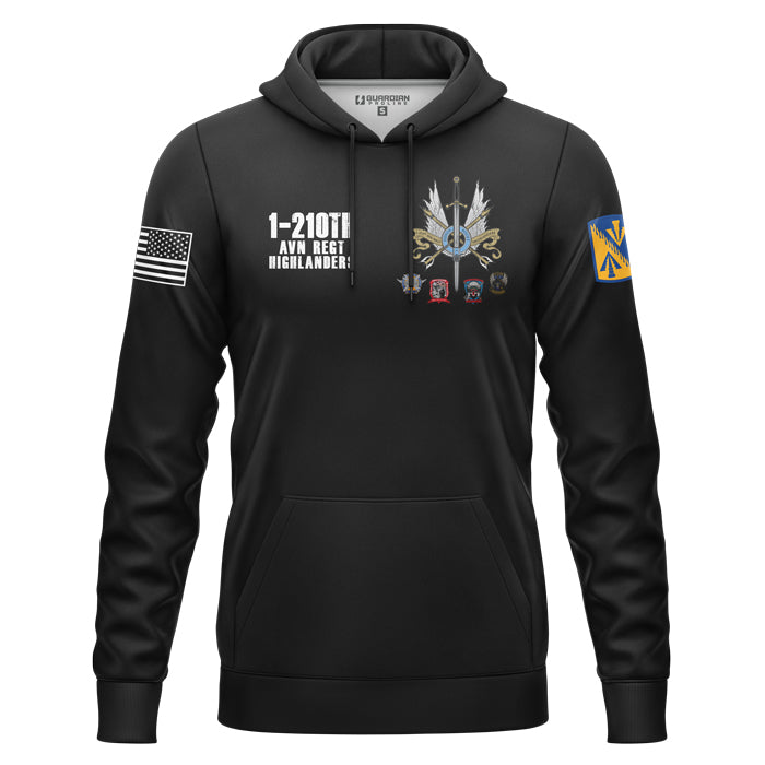1-210th AVN Black Hyperion Hoodie (Premium)