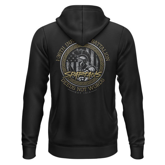 1-36 IN Bn Black Hyperion Poly Hoodie (Premium)