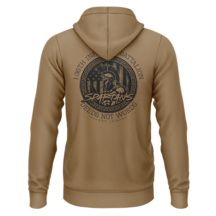 1-36 IN Bn Brown Hyperion Poly Hoodie (Premium)