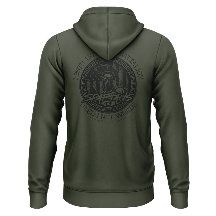 1-36 IN Bn OD Green Hyperion Poly Hoodie (Premium)