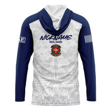 Load image into Gallery viewer, 109th AES Textured TShirt Hoodie (Premium)
