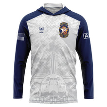 Load image into Gallery viewer, 109th AES Textured TShirt Hoodie (Premium)
