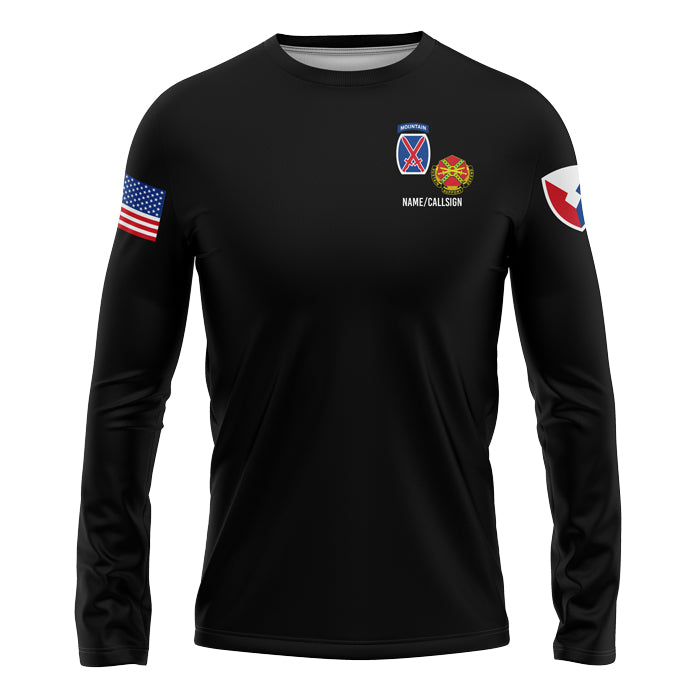 HHD USAG FDNY Guardian Black Poly LS Poly TShirt (Premium)