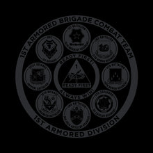 Load image into Gallery viewer, 1ABCT - 1AD Stealth Ready/Circle &quot;Athletic Fit&quot; TShirt (Premium)
