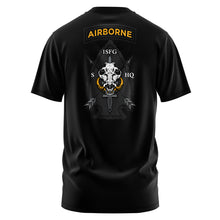 Load image into Gallery viewer, 1st SFG &quot;Airborne/Ranger&quot; &quot;Loose&quot; Fit Guardian Black TShirt (Premium)
