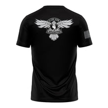 Load image into Gallery viewer, 2-158th AHB E Co &quot;Athletic&quot; Fit Guardian Black Poly TShirt (Premium)
