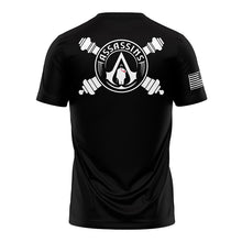 Load image into Gallery viewer, 2-3 FA Assassins &quot;Athletic&quot; Fit Guardian Black TShirt (Premium)
