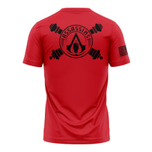 Load image into Gallery viewer, 2-3 FA Assassins &quot;Athletic&quot; Fit Guardian Red TShirt (Premium)
