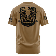 Load image into Gallery viewer, 2-37AR Carnage "Loose" Fit Guardian Brown Poly TShirt (Premium)

