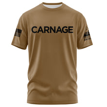 Load image into Gallery viewer, 2-37AR Carnage "Loose" Fit Guardian Brown Poly TShirt (Premium)
