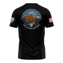 Load image into Gallery viewer, 201st EMIB HHC "Athletic" Fit Guardian Black Poly TShirt (Premium)
