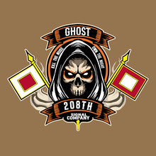 Load image into Gallery viewer, 208th Signal Co "Athletic" Fit Guardian Brown Poly TShirt (Premium)
