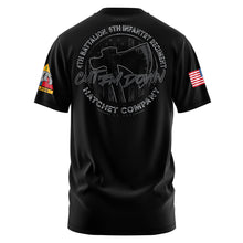 Load image into Gallery viewer, 4-6 IN Hatchet Co "Loose" Fit Guardian Black Poly TShirt (Premium)

