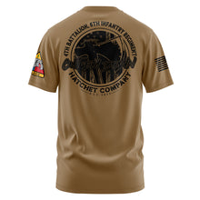 Load image into Gallery viewer, 4-6 IN Hatchet Co "Loose" Fit Guardian Brown Poly TShirt (Premium)
