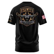 Load image into Gallery viewer, 4-70AR Atlas "Loose" Fit Guardian Black Poly TShirt (Premium)
