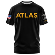 Load image into Gallery viewer, 4-70AR Atlas "Loose" Fit Guardian Black Poly TShirt (Premium)
