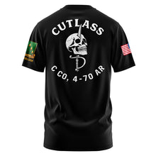 Load image into Gallery viewer, 4-70AR C Co Cutlass "Loose" Fit Guardian Black Poly TShirt (Premium)
