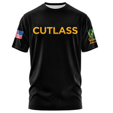 Load image into Gallery viewer, 4-70AR C Co Cutlass "Loose" Fit Guardian Black Poly TShirt (Premium)
