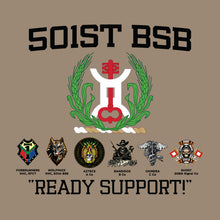 Load image into Gallery viewer, 501st BSB Providers w/Unit Names Brown TShirt (Cotton)
