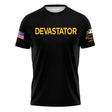 Load image into Gallery viewer, 6-8 CAV "Athletic" Fit Guardian Black Poly TShirt (Premium)
