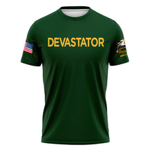 Load image into Gallery viewer, 6-8 CAV "Athletic" Fit Guardian Green Poly TShirt (Premium)
