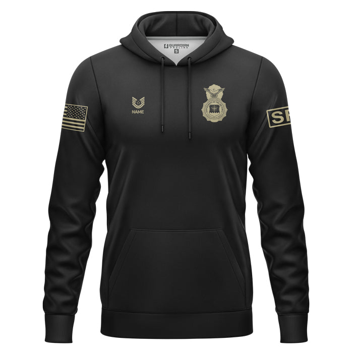 932nd Security Forces Sq Black Hyperion Hoodie (Premium)