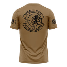 Load image into Gallery viewer, 932nd Security Forces Sq &quot;Athletic&quot; Fit Guardian Brown TShirt (Premium)
