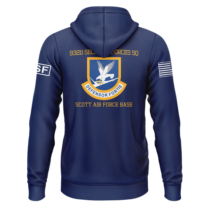 932nd Security Forces Sq Navy Hyperion Hoodie (Premium)