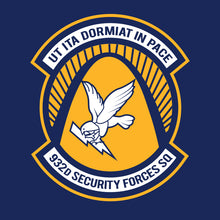 Load image into Gallery viewer, 932nd Security Forces Sq &quot;Loose&quot; Fit Guardian Navy TShirt (Premium)
