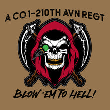 Load image into Gallery viewer, A Co 1-210th AVN &quot;Loose&quot; Fit Guardian Brown Poly TShirt (Premium)
