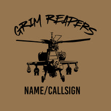 Load image into Gallery viewer, A Co 1-210th AVN &quot;Loose&quot; Fit Guardian Brown Poly TShirt (Premium)
