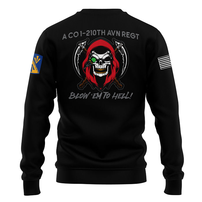 A Co 1-210 AVN Black Sweatshirt (Premium)