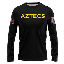 Load image into Gallery viewer, A Co 501st BSB "Athletic" Fit Guardian Black Poly LS TShirt (Premium)
