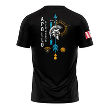 Load image into Gallery viewer, Apollo Co 46th ASB &quot;Athletic&quot; Fit Guardian Black TShirt (Premium)
