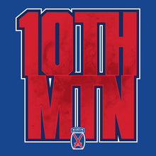 Load image into Gallery viewer, 10th MTN &quot;Bold&quot; TShirt (Cotton)
