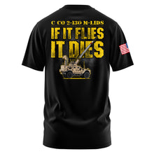 Load image into Gallery viewer, C Co 2-130th INF &quot;Loose&quot; Fit Guardian Black TShirt (Premium)
