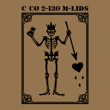 Load image into Gallery viewer, C Co 2-130th INF &quot;Ace of Spades&quot; &quot;Loose&quot; Fit Guardian Brown TShirt (Premium)
