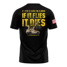 Load image into Gallery viewer, C Co 2-130th INF &quot;Athletic&quot; Fit Guardian Black TShirt (Premium)
