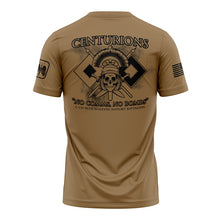 Load image into Gallery viewer, C Co 46th ASB &quot;Athletic&quot; Fit Guardian Brown Poly TShirt (Premium)
