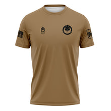 Load image into Gallery viewer, C Co 46th ASB &quot;Athletic&quot; Fit Guardian Brown Poly TShirt (Premium)
