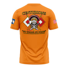 Load image into Gallery viewer, C Co 46th ASB &quot;Athletic&quot; Fit Guardian Orange Poly TShirt (Premium) (Copy)
