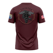 Load image into Gallery viewer, C Co 501st BSB &quot;Athletic&quot; Fit Guardian Maroon/Black Poly TShirt (Premium)
