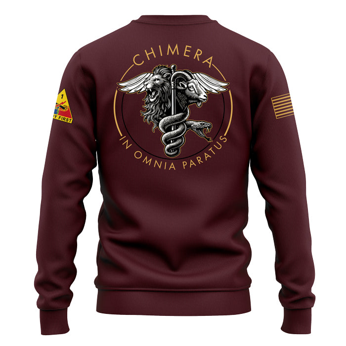 C Co 501st BSB Maroon Sweatshirt (Premium)