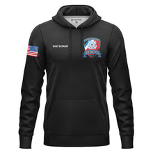 Load image into Gallery viewer, Coast Guard Riders Black Hyperion Poly Hoodie (Premium)
