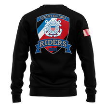 Load image into Gallery viewer, Coast Guard Riders Black Sweatshirt (Premium)

