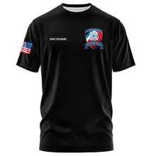Load image into Gallery viewer, Coast Guard Riders "Loose" Fit Guardian Black Poly TShirt (Premium)
